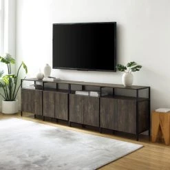 Deals ???? Crosley Furniture Jacobsen 108" 2Pc Media Stand - 15.25"x108"x30.38" ✔️