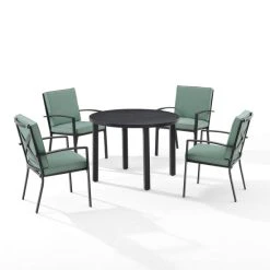 Best Pirce ⭐ Crosley Furniture Kaplan 5Pc Outdoor Metal Round Dining Set- Table & 4 Chairs Oatmeal ???? -Crosley Furniture Shop unnamed file 4860