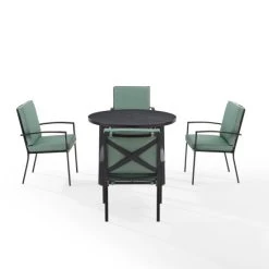 Best Pirce ⭐ Crosley Furniture Kaplan 5Pc Outdoor Metal Round Dining Set- Table & 4 Chairs Oatmeal ???? -Crosley Furniture Shop unnamed file 4861