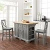 Best Sale ⭐ Crosley Furniture Julia Wood Top Island W/X-Back Stools - 50 "W X 60 "D X 41 "H ❤️ -Crosley Furniture Shop unnamed file 4958