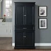 Outlet ✨ Crosley Furniture Parsons Pantry In Black - 33 "W X 19 "D 72 "H ????