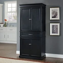 Outlet ✨ Crosley Furniture Parsons Pantry In Black - 33 "W X 19 "D 72 "H ???? -Crosley Furniture Shop unnamed file 5016