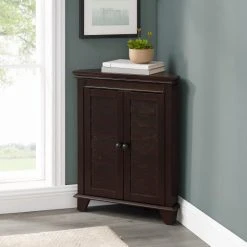Hot Sale ???? Crosley Furniture Lydia Corner Cabinet - 22 "W X 12 "D X 28.88 "H ????