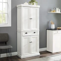 Brand new ???? Crosley Furniture Seaside Distressed White Kitchen Pantry ???? -Crosley Furniture Shop unnamed file 51