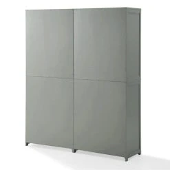 Outlet ⭐ Crosley Furniture Savannah 6-shelf Pantry Storage Cabinets (Set Of 2) - 56 "w X 15 "d X 67 "h White ✔️ -Crosley Furniture Shop unnamed file 5129