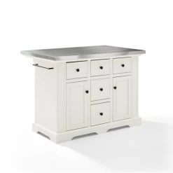 Hot Sale ⭐ Crosley Furniture Julia Stainless Steel Top Kitchen Island - 50 "W X 32 "D X 36 "H ???? -Crosley Furniture Shop unnamed file 5168