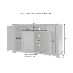 Best Sale ???? Crosley Furniture Alexandria Vintage Mahogany 48-inch TV Stand ???? -Crosley Furniture Shop unnamed file 517