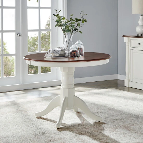 New ???? Crosley Furniture Shelby Round Dining Table - 42 "W X 42 "D X 30.5 "H ???? 2 New ???? Crosley Furniture Shelby Round Dining Table - 42 "W X 42 "D X 30.5 "H ????
