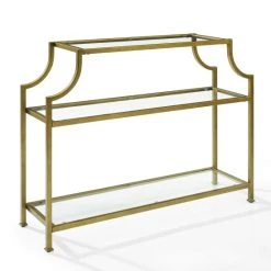 Best deal ???? Crosley Furniture Aimee Glass/ Gold Finish Steel 3-tier Console Table ???? -Crosley Furniture Shop unnamed file 531