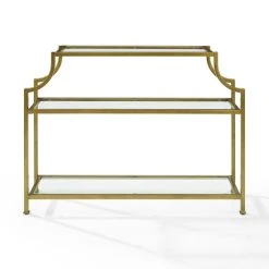 Best deal ???? Crosley Furniture Aimee Glass/ Gold Finish Steel 3-tier Console Table ???? -Crosley Furniture Shop unnamed file 532