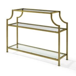Best deal ???? Crosley Furniture Aimee Glass/ Gold Finish Steel 3-tier Console Table ???? -Crosley Furniture Shop unnamed file 533