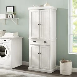 Brand new ???? Crosley Furniture Seaside Distressed White Kitchen Pantry ???? -Crosley Furniture Shop unnamed file 54