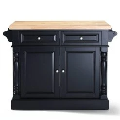 Hot Sale ???? Crosley Furniture Oxford Butcher Block Top Kitchen Island In Black Finish ???? -Crosley Furniture Shop unnamed file 60