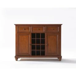 Outlet ???? Crosley Furniture Cambridge Buffet Server / Sideboard Cabinet With Wine Storage In Classic Cherry Finish - 47.75 "W X 18 "D X 36 "H ???? -Crosley Furniture Shop unnamed file 625