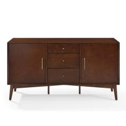 Outlet ❤️ Crosley Furniture Landon Sideboard In Mahogany - 57"W X 19"D X 30"H ✔️ -Crosley Furniture Shop unnamed file 629