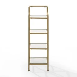 Flash Sale ???? Crosley Furniture Aimee Short Etagere - 12.5"W X 12.5"D X 40"H ⌛ -Crosley Furniture Shop unnamed file 694