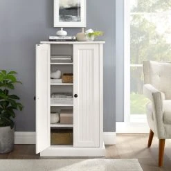 Best Sale ???? Crosley Furniture Seaside Distressed White Accent Cabinet ⭐ -Crosley Furniture Shop unnamed file 711