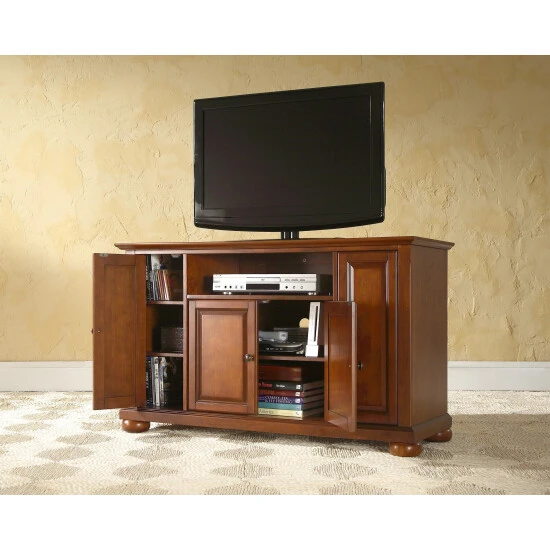 Budget ???? Crosley Furniture Alexandria Cherry Finish Wood 48-inch TV Stand ???? 4 Budget ???? Crosley Furniture Alexandria Cherry Finish Wood 48-inch TV Stand ???? - Image 2