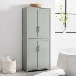 Hot Sale ???? Crosley Furniture Savannah Tall Pantry - 28 "w X 15 "d X 67 "h White ????