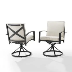 New ???? Crosley Furniture Kaplan 2Pc Outdoor Dining Swivel Chair Set ✨ -Crosley Furniture Shop unnamed file 806