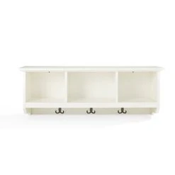 Best Sale ???? Crosley Furniture Brennan White Wood Entryway Storage Shelf ???? -Crosley Furniture Shop unnamed file 844