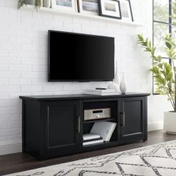Hot Sale ???? Crosley Furniture Camden 58-inch Low Profile Tv Stand - 58 W X 15.75 D X 22 H Black ????
