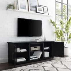 Hot Sale ???? Crosley Furniture Camden 58-inch Low Profile Tv Stand - 58 W X 15.75 D X 22 H Black ???? -Crosley Furniture Shop unnamed file 857