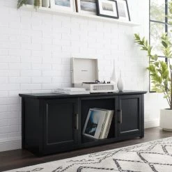 Hot Sale ???? Crosley Furniture Camden 58-inch Low Profile Tv Stand - 58 W X 15.75 D X 22 H Black ???? -Crosley Furniture Shop unnamed file 858