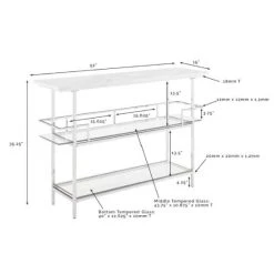 Flash Sale ???? Crosley Furniture Aimee Paper Marble Top Chrome Bar ???? -Crosley Furniture Shop unnamed file 884