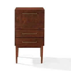 Best Sale ???? Crosley Furniture Everett Spirit Cabinet In Mahogany Finish - 24.5"W X 18.5"D X 47"H ???? -Crosley Furniture Shop unnamed file 923