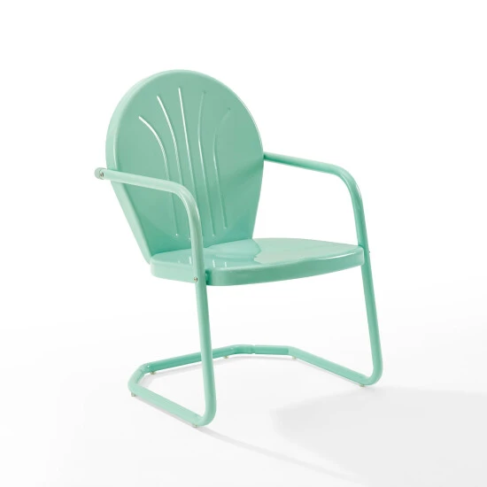 Brand new ???? Crosley Furniture Griffith Metal Chair In Aqua ???? 9 Brand new ???? Crosley Furniture Griffith Metal Chair In Aqua ???? - Image 7
