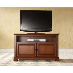 Coupon ???? Crosley Furniture Alexandria 42" TV Stand In Classic Cherry ????