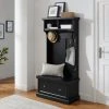 Hot Sale ???? Crosley Furniture Shoreline Hall Tree - 15.75"x31.5"x64.25" Gray ✨ -Crosley Furniture Shop unnamed file 990